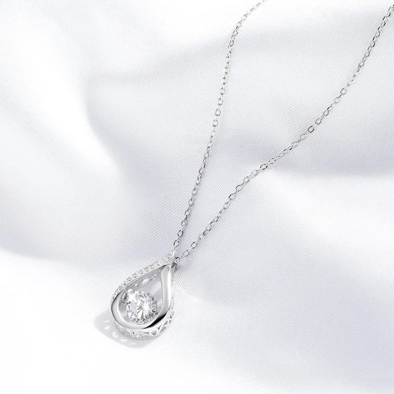 moissanite m&m שרשרת 