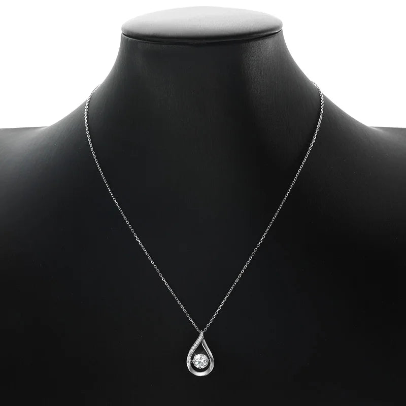 moissanite m&m שרשרת 