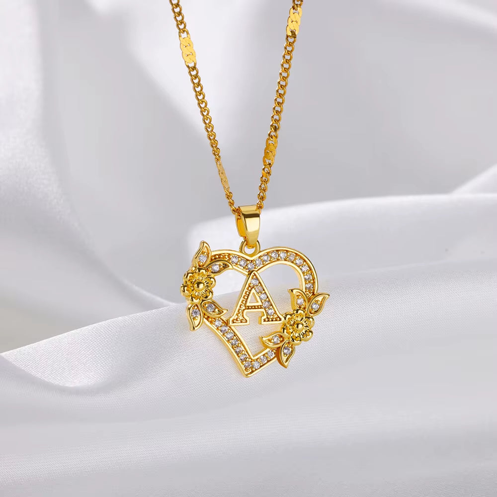 שרשרת יוקרתית אם אות לבחירה 