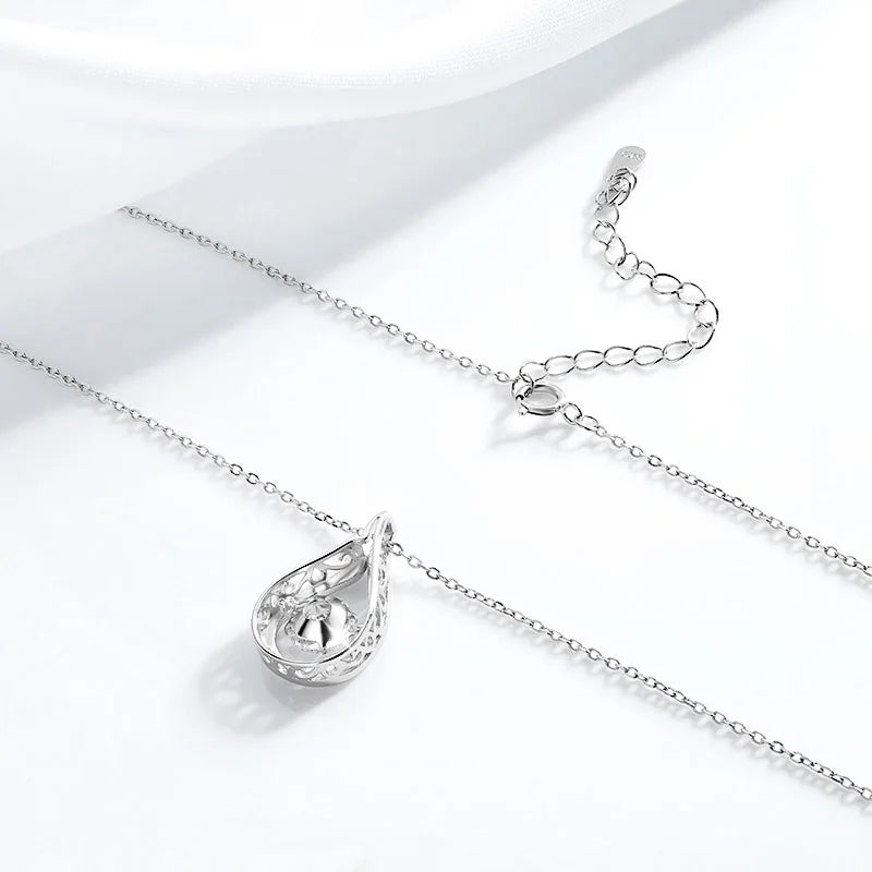 moissanite m&m שרשרת 
